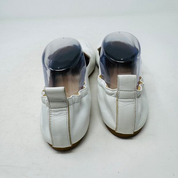 Everlane White Leather Loafers Women’s Size 9 Slip-On Flats Minimalist Preppy - Picture 7 of 13